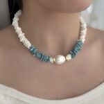 گردنبند صدف طبیعی