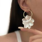 گوشواره حلقه گل
