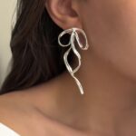 گوشواره پاپیون دفرمه - تصویر 2